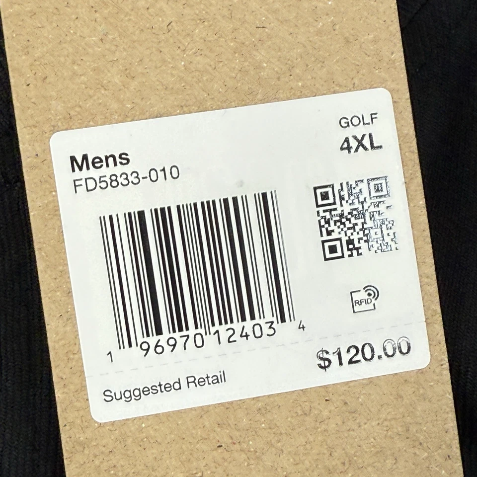 Nike Golf Men's Tour Dri-FIT ADV 1/4 Zip LS Top FD5833-010 Size 4XL NEW $120 - Image 4 of 4