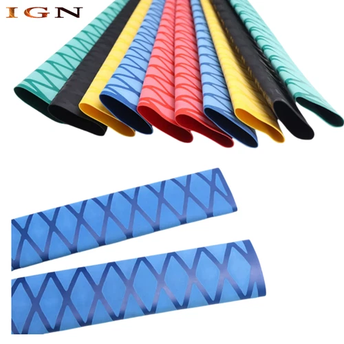 X-Tube Heat Shrink Wrap Tubing For Rod Grips-5 Color 14 Sizes 64"&39" Lengths