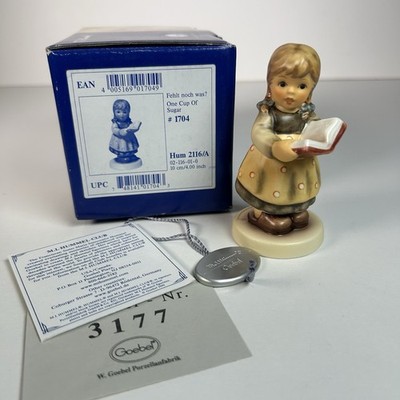 Hummel Goebel Figurine ''ONE CUP OF SUGAR'' HUM #2116/A 4inch Closed Addition New￼