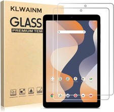 2 Pack Tablet Tempered Glass Screen Protector with 2.5D 9H Anti Scratch HD Clear