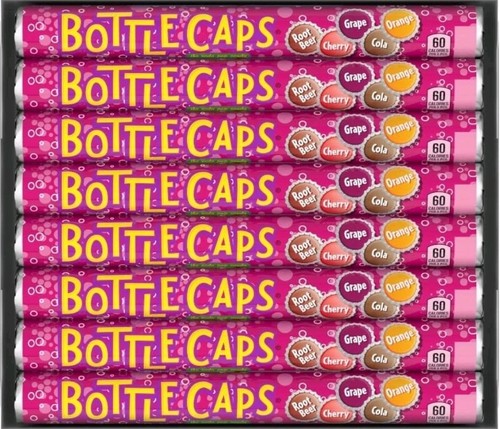 Bottle Caps Retro Candy 24ct x 50g/1.75 oz. Rolls - Picture 2 of 2