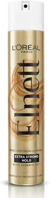 L'Oréal Paris Elnett Hairspray Extra Strong Hold & Shine, 400ml – Long-Lasting
