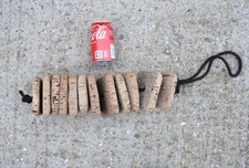 Vintage cork floats old original corks net fishing floats x 12 - FREE DELIVERY