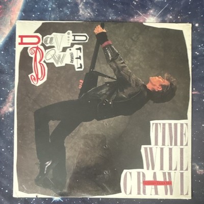 David Bowie Time Will Crawl SEAL Extended Dance Mix 12'' Vinyl Single EMI V-19247