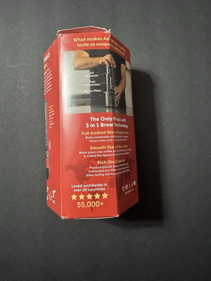 🔥Aeropress Original Cafetera Portátil y Cafetera Espresso - NUEVA Foto 2 de 4