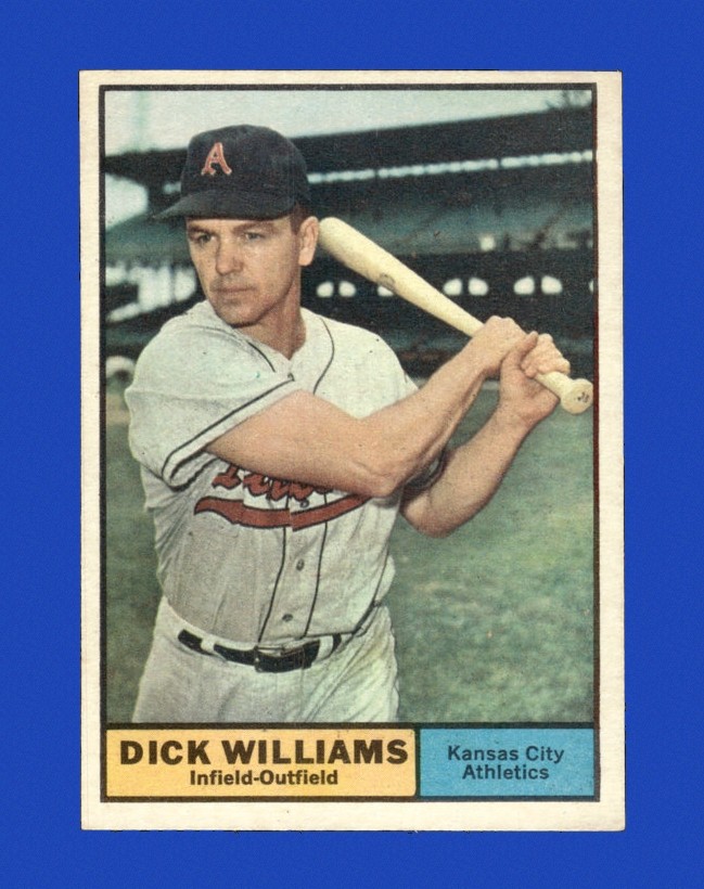 1961 Topps Set-Break #  8 Dick Williams EX-EXMINT *GMCARDS*