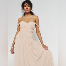Reformation Jayde Maxi Dress Size 2Petite Prosecco NWT