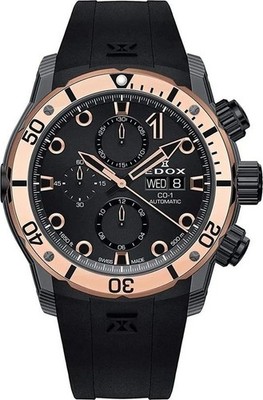 EDOX CO-1 Carbon 01125-CLN5N-NIR Mechanisch Herren-Armbanduhr