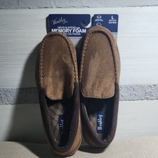 Wembley Men's Brown Slippers with Memory Foam