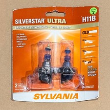 Sylvania H11b Silverstar Ultra High Performance Halogen Headlight 2 Bulbs
