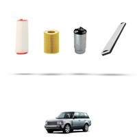 Hoffcar Wartungsset - 4 Filter FüR Land Rover III (L322) 3.0 TDV6 130KW Ab 20