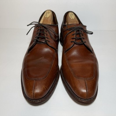 Allen Edmonds Delray Dark Chili Leather Derby Shoes Mens Sz  display picture 2