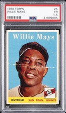 1958 TOPPS #5 WILLIE MAYS PSA 1.5