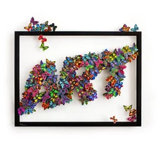 Patricia Govezensky- Original Painting on Cutout Steel "Contemporary ART"