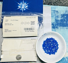 Swarovski 5328 4mm Capri Blue AB OPEN Pack 720pcs Austrian Bicone Rare Crystals