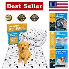 Multipurpose 18x24 Reusable Puppy Training Pads - Waterproof & Machine Washable