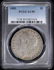 1885-P $1 Morgan Silver Dollar PCGS AU 50
