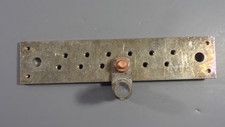 Antenna Copper Ground bus bar, 1/4" thick Silver Plated Ground lug
