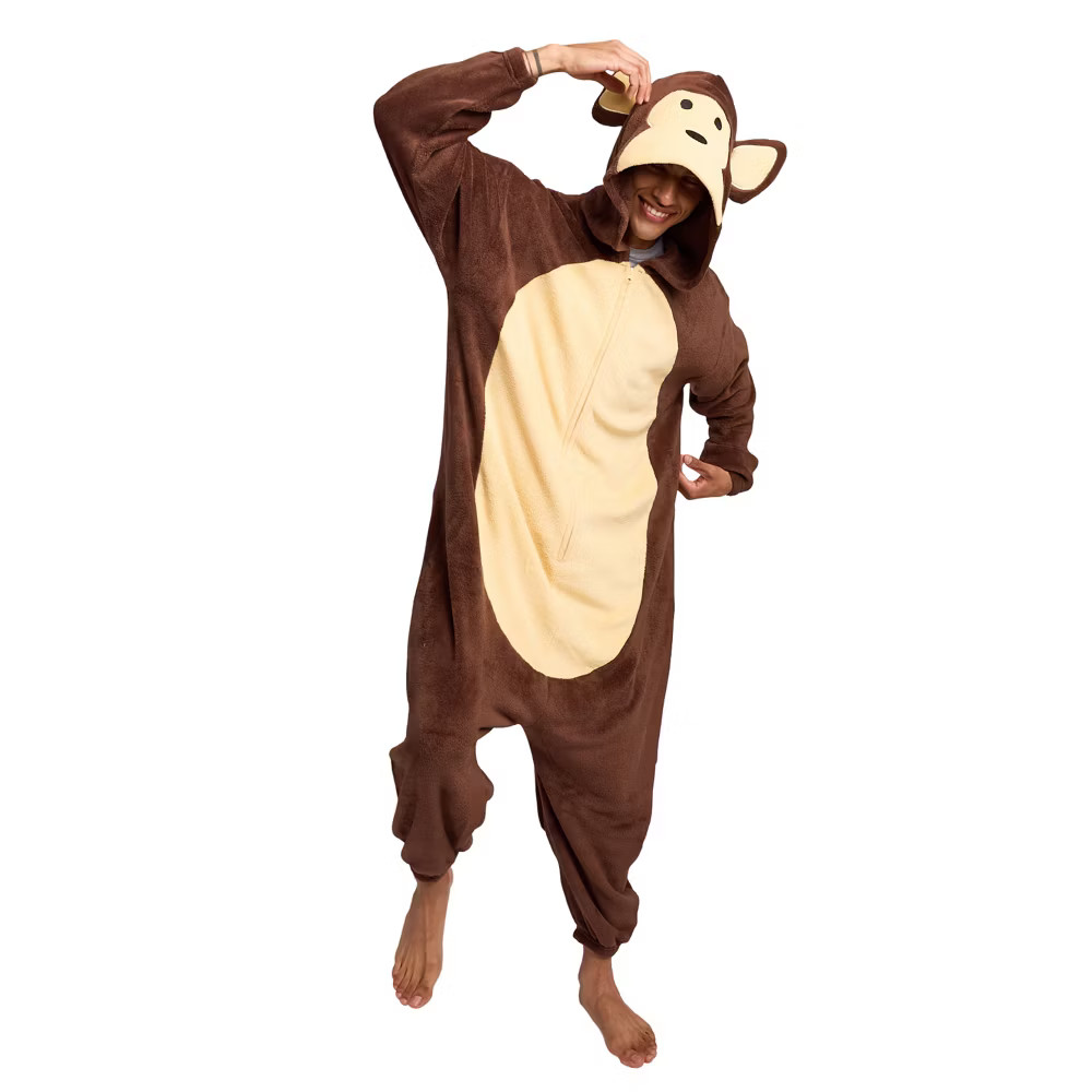 Monkey Adult Long Sleeve Hooded Kirugumi Cosplay Costume Suit-Medium 6790₽