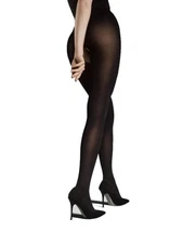 Fiore Ouvert Opaque Crotchless Tights