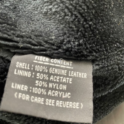 Chaqueta de Cuero Sea Dream De Colección Para Hombres XXL Negro Bolsillo Cremallera Chaleco Extraíble *Defecto* - Imagen 10 de 21