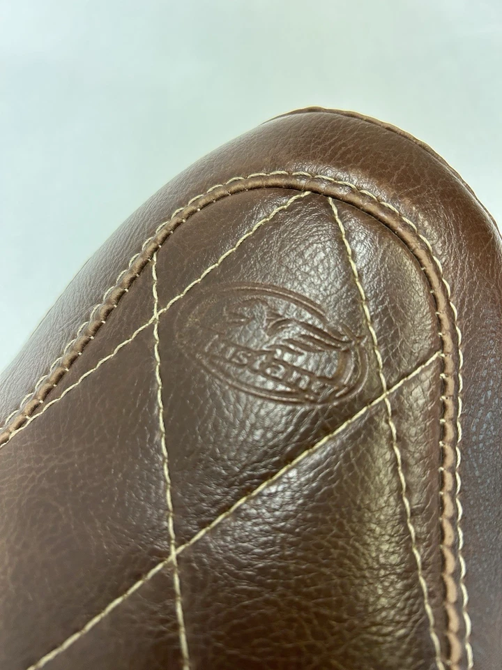 Assento solo marrom desgastado largo tripper diamante HARLEY DAVIDSON SPORTSTER XL A3 - Imagem 4 de 4