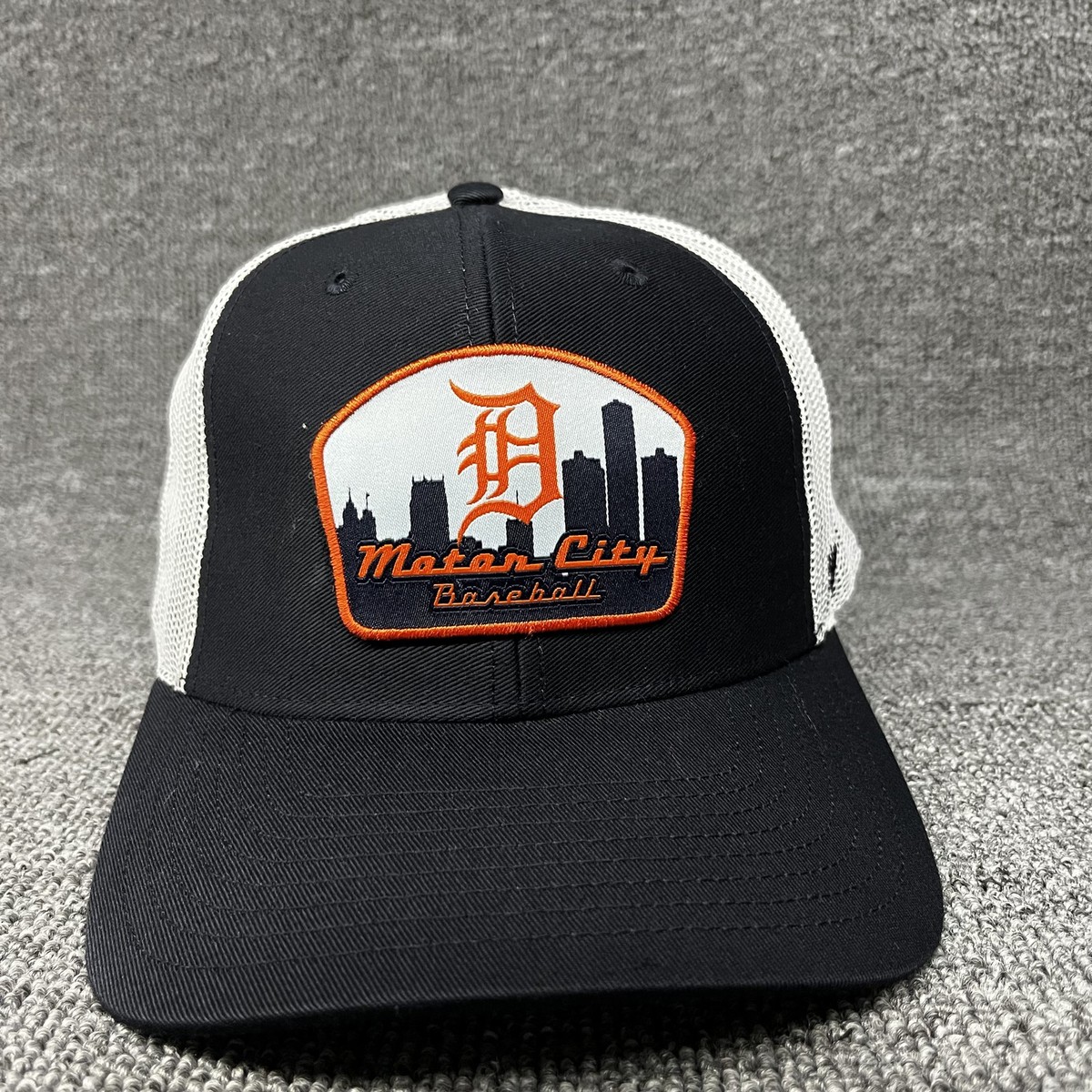 Detroit Tigers '47 Brand Motown City Baseball Trucker Hat Black Adjustable