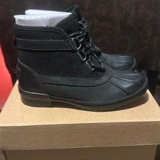 UGG Greda Waterproof Duck Boot: BLACK: NIB: SZ 5