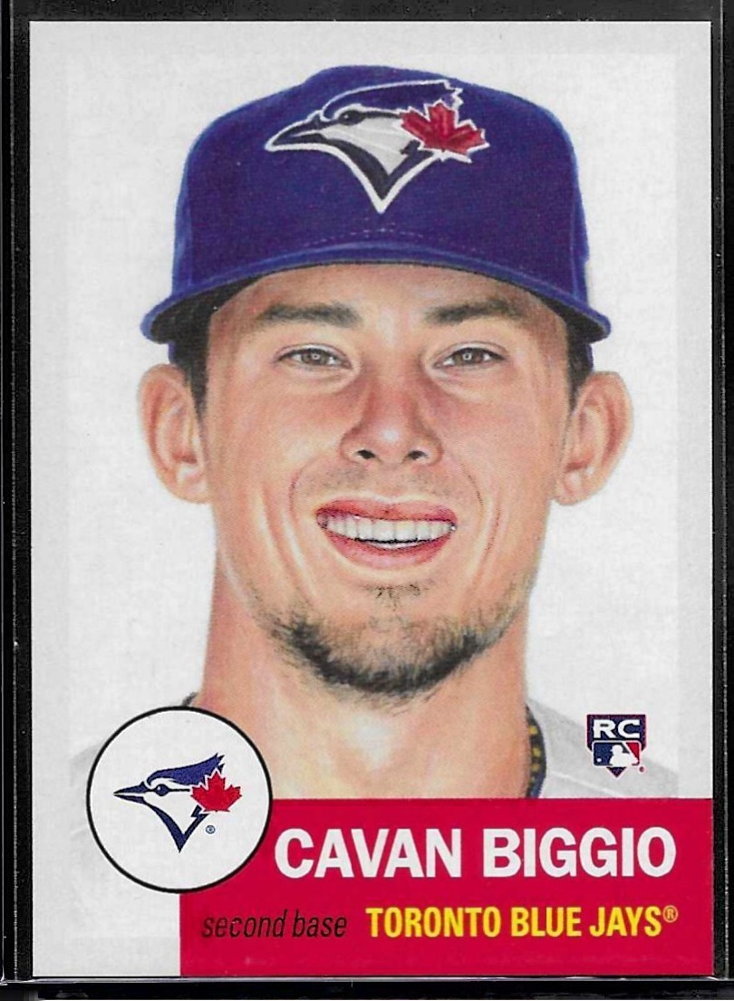 2019 TOPPS LIVING SET # 209 CAVAN BIGGIO RC Rookie Toronto Blue Jays 2,972 PR b