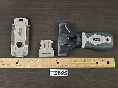 #ad Blue Hawk Paint Scraper Kit Razor Blade Knife Decal Removal Tool Set $16.99