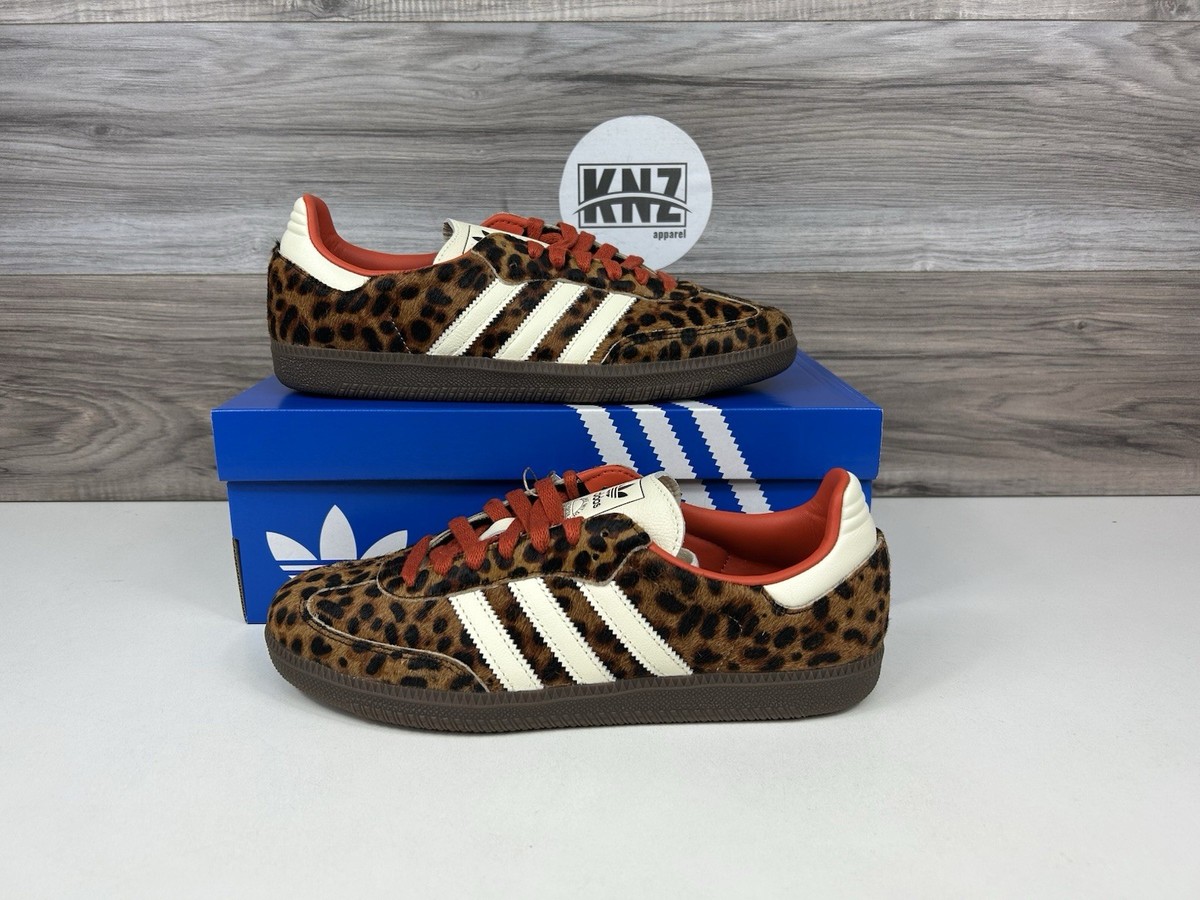Adidas SAMBA OG 'Preloved Red' Leopard Print Pack (JI2734) Women's
