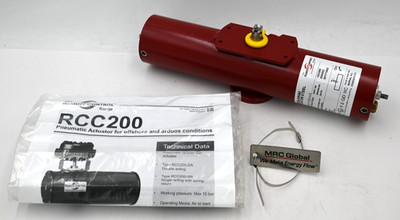ROTORK RCC-220-FC060-N-EP-Y-P-F05-14-S PNEUMATIC ACTUATOR STEEL 123395