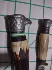 Vintage Solingen Germany Eagle Head Stag Handle Fixed Blade German Knife — photo 9