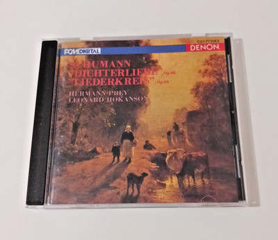 Schumann Dichterliebe CD Hermann Prey Denon Japan PCM Digital C37-7720 DDD Bklt