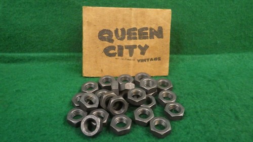 Lot of (25) 1/2-13 Plain Steel Hex Head Thin Jam Nut Grade 8