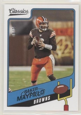 2021 Panini Classics Blank Back 19/25 Baker Mayfield #32 0nr3