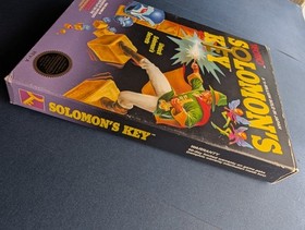 NES Solomon's Key: Nintendo Complete In Box CIB - TESTED