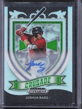 2021 Panini Prizm Draft Picks #C-JB Joshua Baez Crusade Silver Prizm Auto