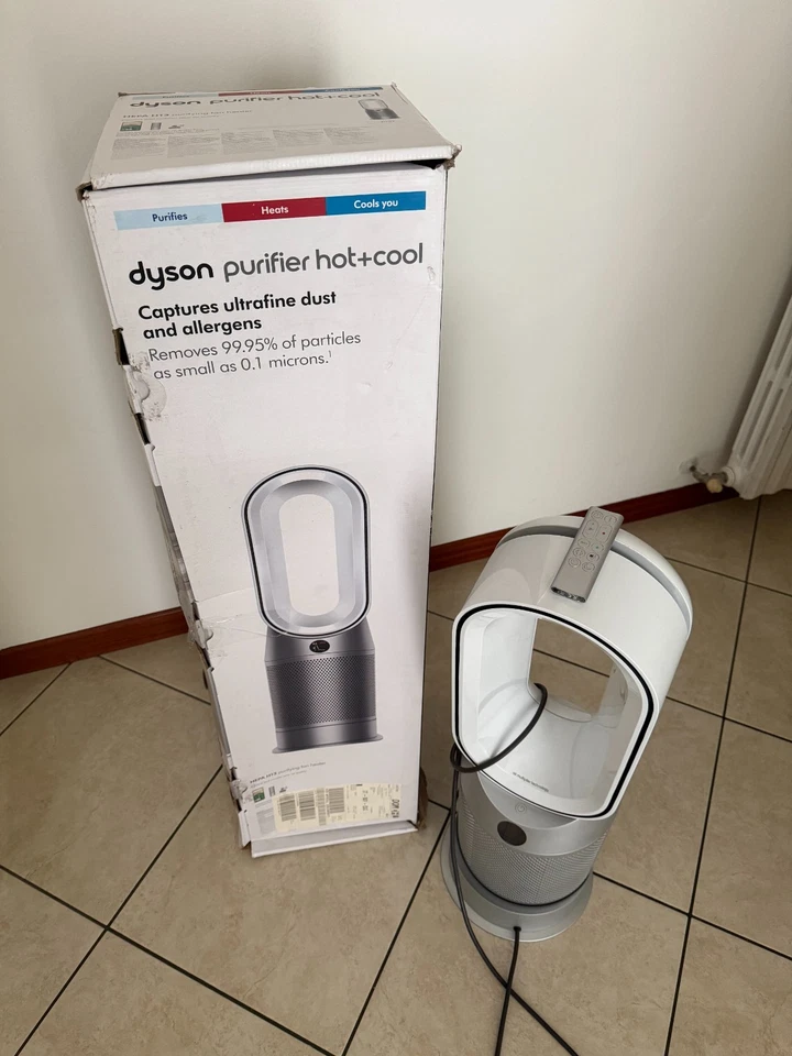Dyson Pure HP7A Hot+Cool Autoreact Purificatore Aria - Bianco/Nichel HP07 - Immagine 3 di 4
