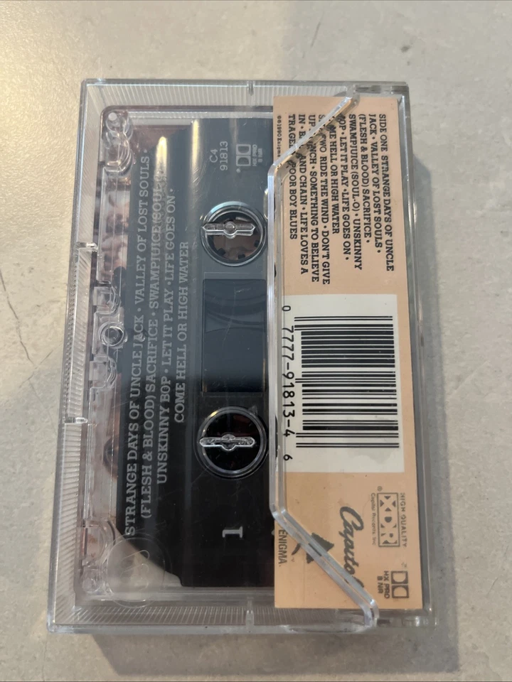 Poison Flesh & Blood Cassette 1990 Capital Original Owner Smoke Free Storage Foto 2 de 4