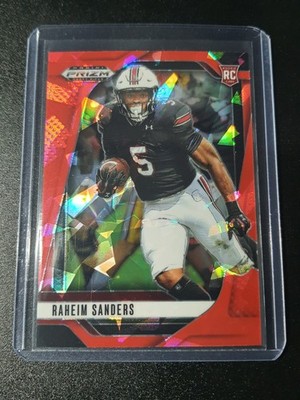 Raheim Sanders - Prizm Draft Picks 2025 - Browns, Gamecocks - Red Ice - RC