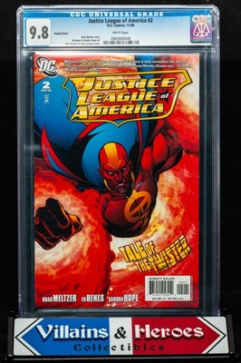 Justice League of America #2 ~ CGC 9.8 ~ Variant Cover ~ D.C. Comics (2006)