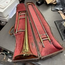 Besson Trombone Academy 403 Brass With Leather Case