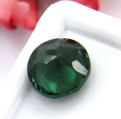 D-Green Sapphire 0.90 Ct Quality Certified Natural Loose Gemstone Round Cut - Picture 6 of 8