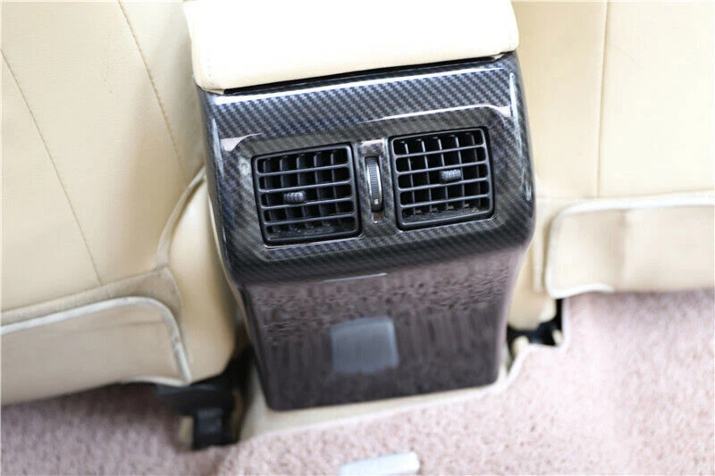 For Toyota Camry 2012-17 Carbon Fiber Rear Air Outlet Vent Panel Cover trim 1pcs - Изображение 4 из 4