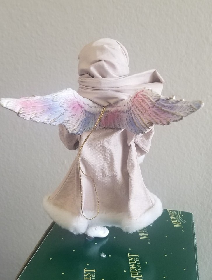 MidWest Importers of Cannon Falls 7" SNOW ANGEL Ornament Paper Mache