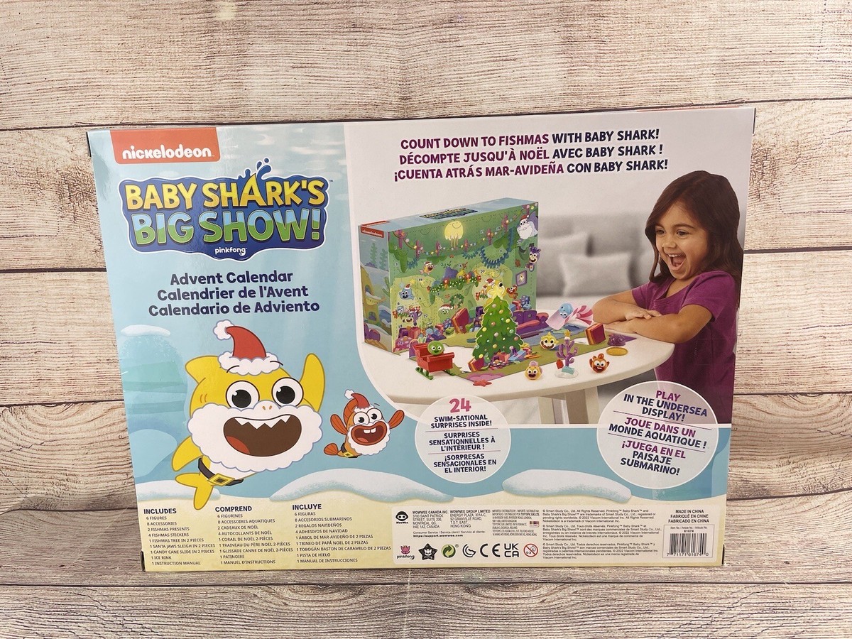 Baby Shark's Big Show Advent Calendar 24 Days of Fishmas Fun! Christmas NEW  | eBay