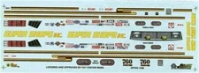 Slixx 1598 Super Shops Arrow F/C-Pat Foster 1/24 1/25 Drag decal