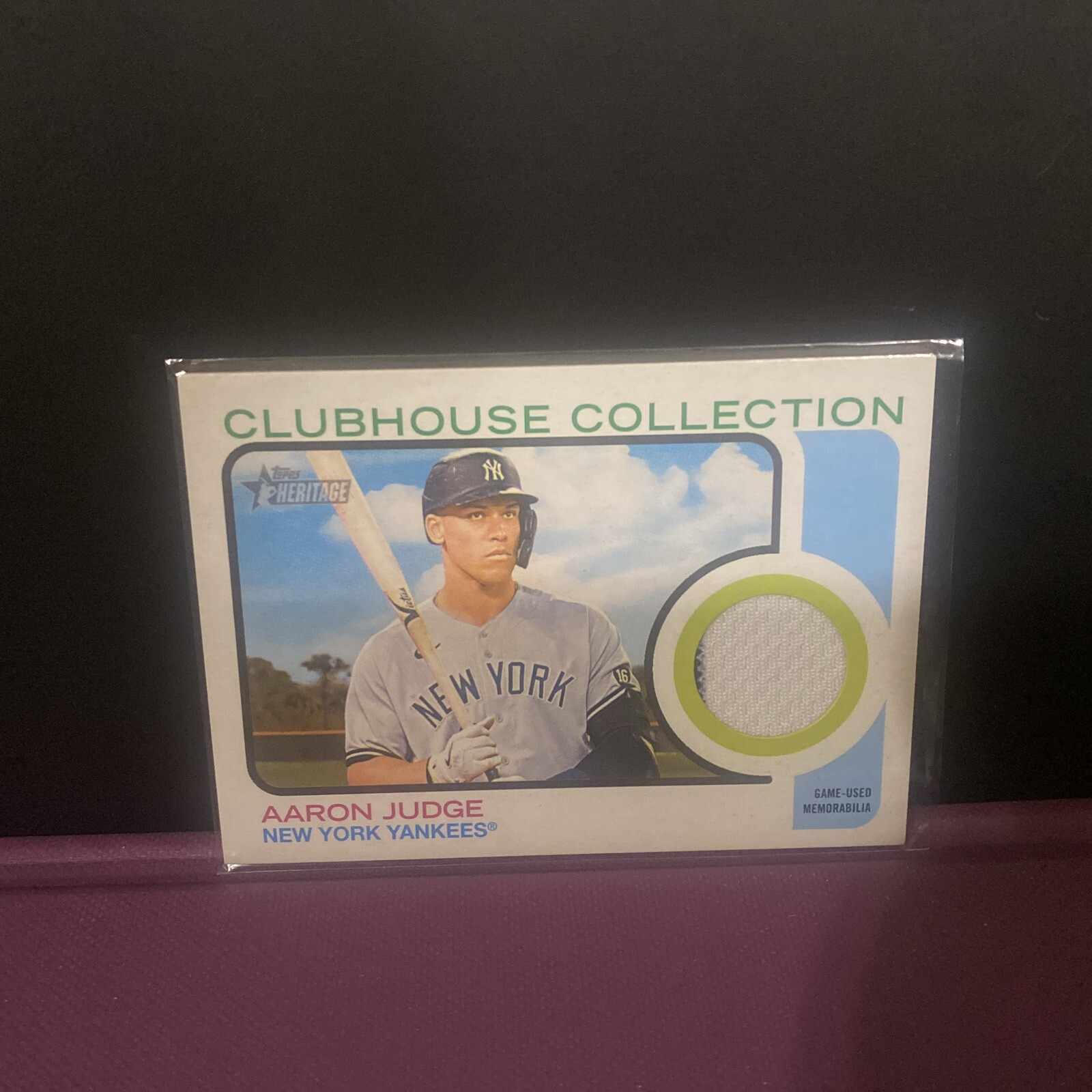 2022 Topps ヘリテージハイナンバー-クラブハウスコレクション遺物 #CCR-AJ Aaron Judge