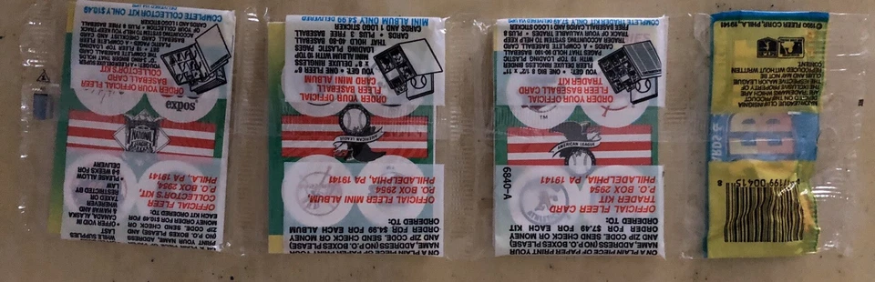 1990 Fleer Baseball Card Rack Pack Darryl Hamilton Greg Hibbard Harold Reynolds - Imagem 2 de 2